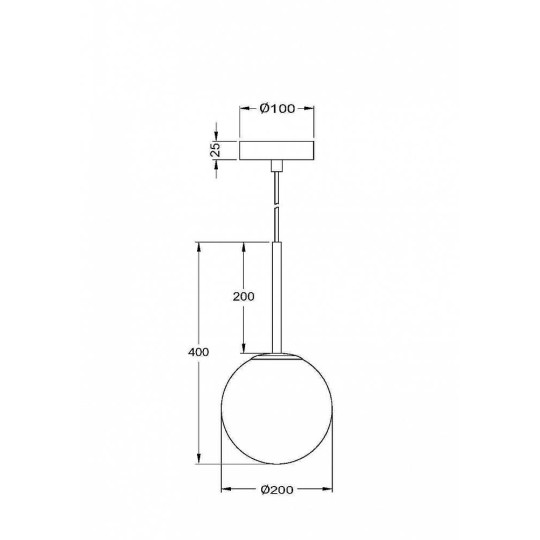 Пендел MAYTONI MOD321PL-01W1 BASIC FORM