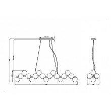 Пендел MAYTONI MOD547PL-25B DALLAS