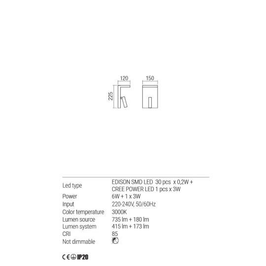 LED аплик REDO 01-1499 AGOS