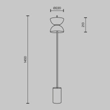 LED лампион MAYTONI MOD178FL-L11W3K KYOTO