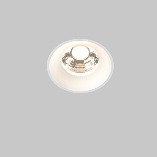 LED луна за вграждане MAYTONI DL058-12W3K-TRS-W ROUND TRIMLESS