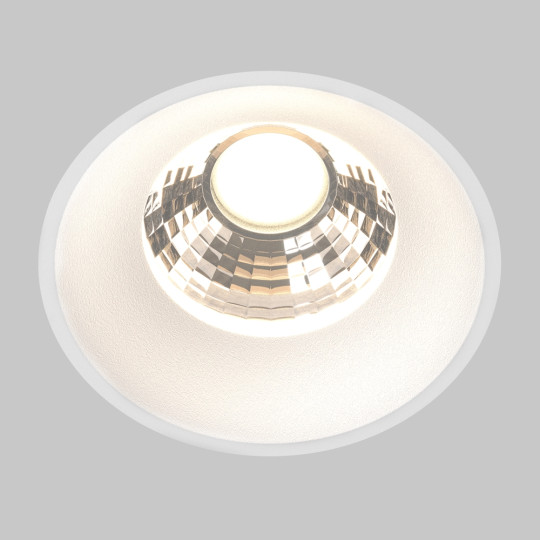 LED луна за вграждане MAYTONI DL058-12W3K-TRS-W ROUND TRIMLESS