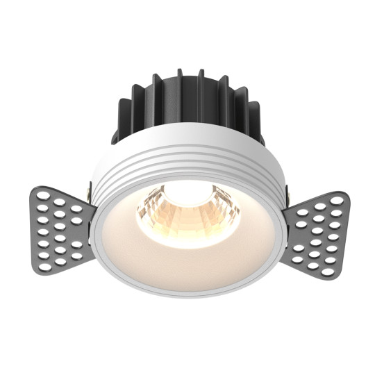 LED луна за вграждане MAYTONI DL058-12W3K-TRS-W ROUND TRIMLESS