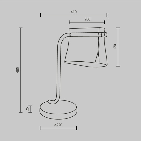 LED настолна лампа MAYTONI MOD170TL-L8BS3K CABARET