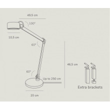 LED настолна лампа NORDLUX DFP 2120405003 NOBU