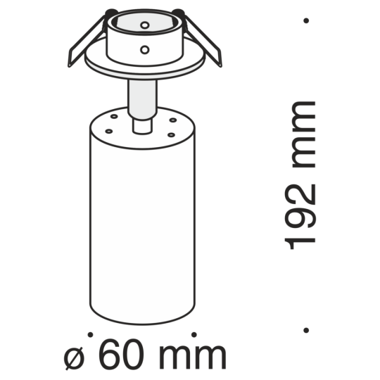 Луна за вграждане MAYTONI C018CL-01MG FOCUS