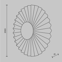 LED аплик MAYTONI MOD233WL-L11BS3K FIORE 7W 3000K DIMMABLE