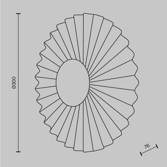 LED аплик MAYTONI MOD233WL-L11BS3K FIORE 7W 3000K DIMMABLE