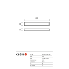 LED Аплик REDO 01-1130 HORIZON