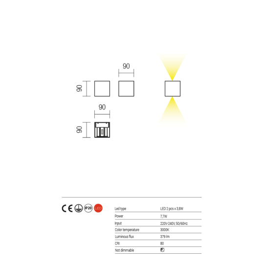 LED аплик REDO 01-1229 AMPLITUDE