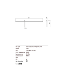 LED аплик REDO 01-2200 TANGENT