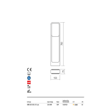 LED градински стълб REDO OUTDOOR 90245 MIST