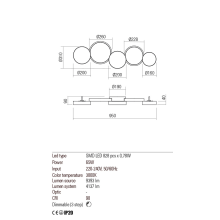 LED плафон REDO 01-2539 CRONOS