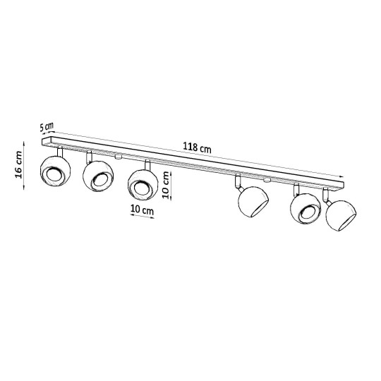 Спот SOLLUX SL.0448 OCULARE 6L