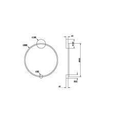 LED аплик MAYTONI MOD005WL-L22BSK1 HALO