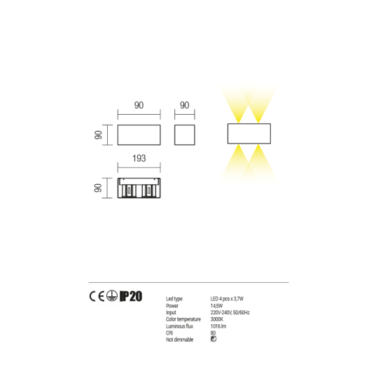 LED аплик REDO 01-1230 AMPLITUDE