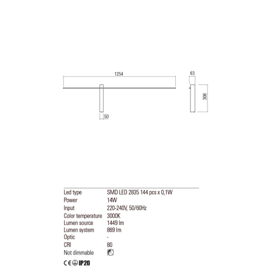 LED аплик REDO 01-2201 TANGENT