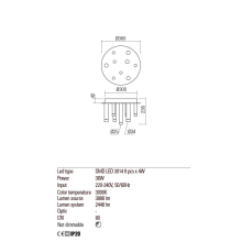 LED плафон REDO 01-2041 MADISON