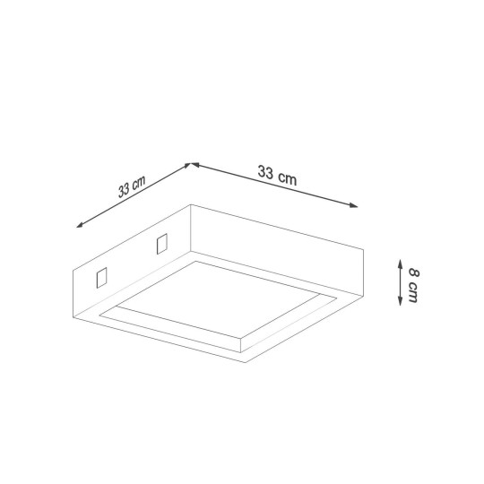 LED плафон SOLLUX SL.0995 RIZA