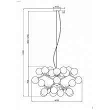 Полилей MAYTONI MOD545PL-24BS DALLAS