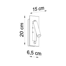 Аплик за вграждане с ключ SOLLUX SL.0956 ENIF