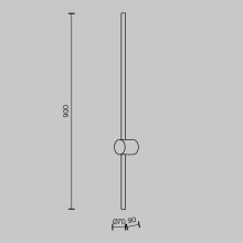 LED аплик MAYTONI MOD237WL-L11BS3K LIGHT STICK