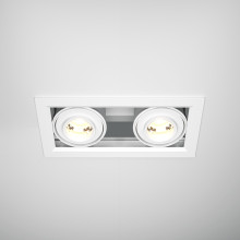 LED луна за вграждане MAYTONI DL093-02-10W3K-W METAL MODERN