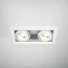 LED луна за вграждане MAYTONI DL093-02-10W3K-W METAL MODERN