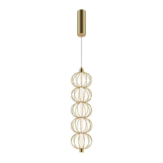 LED пендел MAYTONI MOD216PL-L10G3K GOLDEN CAGE