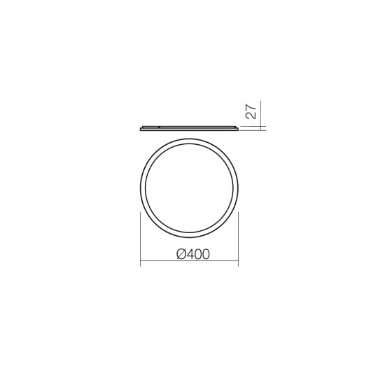 LED плафон за баня SMARTER 01-1286 ZING