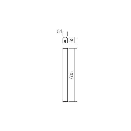 LED аплик за баня SMARTER 01-1392 MARKER