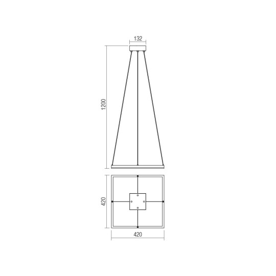 LED пендел SMARTER 01-1646 KLEE