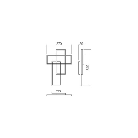 LED плафон SMARTER 01-2308 PLANA