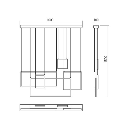 LED пeндел SMARTER 01-2316 PLANA