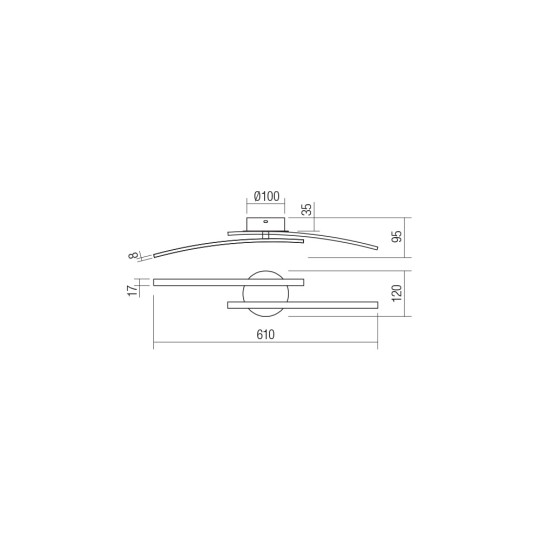 LED аплик SMARTER 01-2962 YUNO 4000K SWH