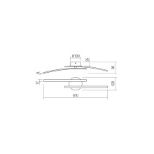 LED аплик SMARTER 01-2963 YUNO 3000K MBR