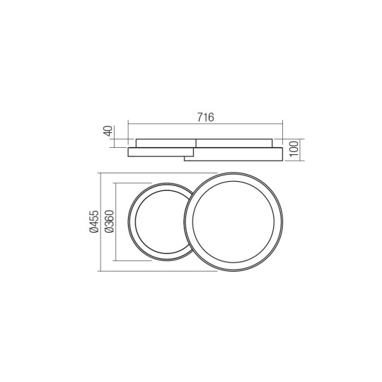 LED плафон SMARTER 01-3370 COMBI CCT WH